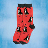 BERNESE MOUNTAIN Dog Adult Unisex Socks By E&S Pets Choose style