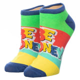 LOONEY TUNES Ladies 5 Pair Of Ankle Socks BIOWORLD Brand 'BE LOONEY'