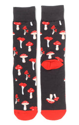 MUSHROOM Men’s Socks PARQUET BRAND MUSHROOMS ALL OVER - Novelty Socks And Slippers