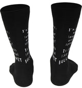 WHAT’D YOU SAY? Unisex ‘I’M SORRY WHAT LANGUAGE ARE YOU SPEAKING? IT SOUNDS LIKE TOTAL BULL$HIT’ Socks - Novelty Socks And Slippers