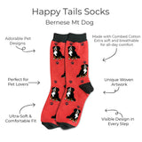 BERNESE MOUNTAIN Dog Adult Unisex Socks By E&S Pets Choose style