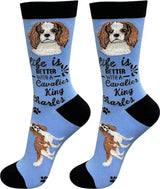 CAVALIER KING CHARLES Dog Adult Unisex Socks By E&S Pets Choose Style