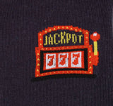 CASINO JACKPOT GAMBLING SLOT MACHINE Men’s Socks Parquet Brand (CHOOSE COLOR)
