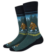 DON’T BE AN ASSQUATCH Men's BIGFOOT Socks Sock Harbor Brand - Novelty Socks And Slippers