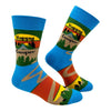 HAPPY CAMPERMEN’S SOCKS FABDAZ BRAND - Novelty Socks And Slippers