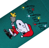 PEANUTS Unisex CHRISTMAS Socks ‘SNOOPY CLAUS’ COOL SOCKS Brand 'HO HO HO' - Novelty Socks And Slippers