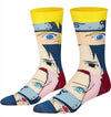 NARUTO Men’s FACES MASH UP Socks ODD SOX Brand - Novelty Socks for Less