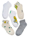 DISNEY WINNIE THE POOH Ladies 5 Pair Of St Patrick’s Day Socks ‘LUCKY’ - Novelty Socks And Slippers
