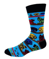 FABDAZ Brand Men’s DOG Socks ‘EVERY MOVE YOU MAKE EVERY BITE YOU TAKE I’LL BE WATCHING YOU’ - Novelty Socks And Slippers