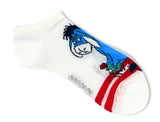 DISNEY WINNIE THE POOH Ladies 3 Pair Of No Show Socks EYEORE With Flowers