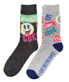 COCA-COLA Soda Men’s 2 Pair Of Socks ‘1886’ ‘Go Refreshed’