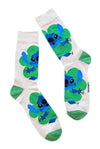 DISNEY STITCH Men’s St. Patrick’s Day Socks With SHAMROCKS - Novelty Socks And Slippers
