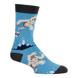 YO YETI Men’s YETI & MOUNTAINS Socks OOOH GEEZ Brand