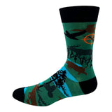 I LOVE FAST FOOD Men’s DEER HUNTING Socks FABDAZ Brand