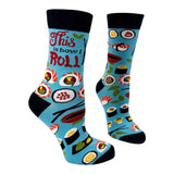 THIS IS HOW I ROLL Ladies SUSHI ROLLS Socks FABDAZ Brand