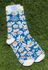 GROOVY THINGS BrandLadies BEST FUCKING GRANDMA EVER Socks - Novelty Socks And Slippers