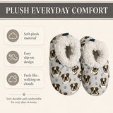 BULLDOG Ladies Non-Slip Slippers COMFIES BRAND By E&S Pets