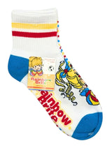 RAINBOW BRITE Ladies 2 Pair of Crew Socks MR. GLITTERS