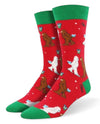 MYTHICAL KISSMAS Men’s Christmas Socks Socksmith Brand
