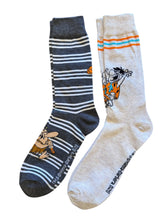 THE FLINTSTONES Men’s 2 Pair Of FRED & BARNEY Socks - Novelty Socks And Slippers
