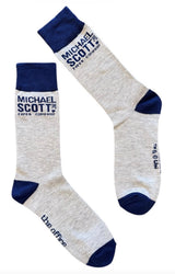 THE OFFICE TV SHOW Men’s DUNDER MIFFLIN PAPER COMPANY Socks (CHOOSE PATTERN)