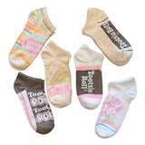 TOOTSIE POP Ladies 6 Pair Of Low Show Socks Charms Pops, Dubble Bubble