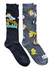 ARCHIE COMICS Men's 2 Pair Of Socks JUGHEAD & VERONICA - Novelty Socks And Slippers