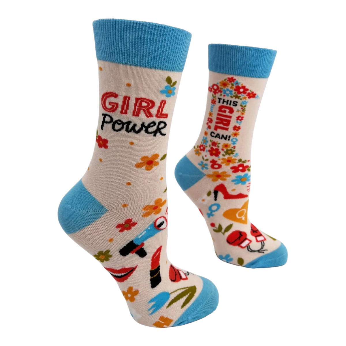 GIRL POWER Ladies Socks Fabdaz Brand ‘This Girl Can’