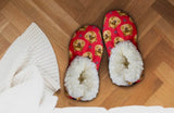 POMERANIAN Dog Ladies Non-Slip Slippers COMFIES BRAND By E&S Pets - Novelty Socks And Slippers