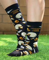 GROOVY THINGS Brand Ladies I FUCKING LOVE CHEESE Socks - Novelty Socks And Slippers