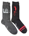 THE GODFATHER Movie Men’s 2 Pair of Socks ‘IL PADRINO’ - Novelty Socks And Slippers