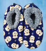 GOLDENDOODLE Dog Ladies Non-Slip Slippers COMFIES BRAND By E&S Pets - Novelty Socks And Slippers