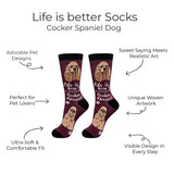 COCKER SPANIEL Dog Adult Unisex Socks By E&S Pets Choose Style