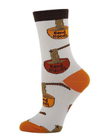SEND NOODS Ladies RAMEN NOODLES Socks OOOH YEAH Brand