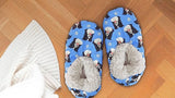 COMFIES BRAND Ladies BORDER COLLIE DOG Non-Skid SLIPPERS - Novelty Socks for Less