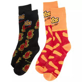 FLAMIN’ HOT CHEETOS Unisex 2 Pair Of Socks ODD SOX Brand