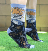 GROOVY THINGS Brand Ladies RISE & SHINE BITCHES Socks - Novelty Socks And Slippers
