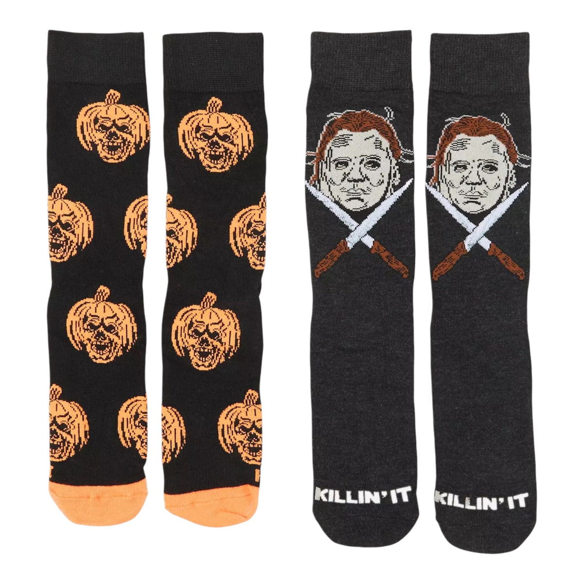 HALLOWEEN II Men’s 2 Pair Of MICHAEL MYERS Socks (CHOOSE FROM 8 STYLES)