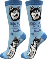 SIBERIAN HUSKY Dog Adult Unisex Socks By E&S Pets Choose Style