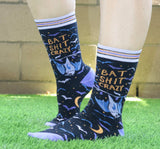 GROOVY THINGS Brand Ladies BAT SHIT CRAZY Socks - Novelty Socks And Slippers