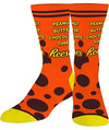 REESE’S PEANUT BUTTER CUPS Unisex Socks ‘PEANUT BUTTER CHOCOLATE TIME’ COOL SOCKS Brand - Novelty Socks for Less