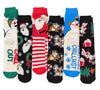 FROSTY THE SNOWMAN Men’s 6 Pair Of Christmas Socks 'CHIILIEST' - Novelty Socks And Slippers