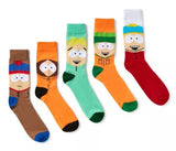 SOUTH PARK Men’s 5 Pair Of Socks STAN, KENNY, KYLE, ERIC & BUTTERS