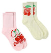 CHERRY COCA-COLA Ladies 2 Pair Of Socks ‘Outrageous Cherry Coke’