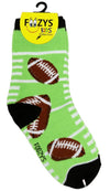 FOOZYS Brand Unisex Kids FOOTBALL Socks Ages 5-10 - Novelty Socks And Slippers