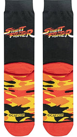 STREET FIGHTER Men’s CAMO Socks ODD SOX Brand KEN & RYU - Novelty Socks for Less