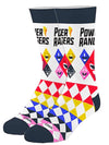 POWER RANGERS Kids Unisex Socks (CHOOSE SIZE) COOL SOCKS Brand - Novelty Socks for Less