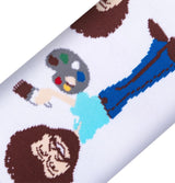 BOB ROSS Unisex Socks IF PAINTING DOES NOTHING ELSE, IT SHOULD MAKE YOU HAPPY’ COOL SOCKS Branx - Novelty Socks And Slippers