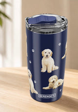Dog & Cat Stainless Steel Ultimate 20 Oz. Hot & Cold Travel Mug Tumbler By E&S Pets (Choose From 40+ BREEDS)