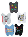 HASBRO GAMES Ladies 5 Pair No Show Socks OPERATION, CANDYLAND, TWISTER, CLUE - Novelty Socks And Slippers